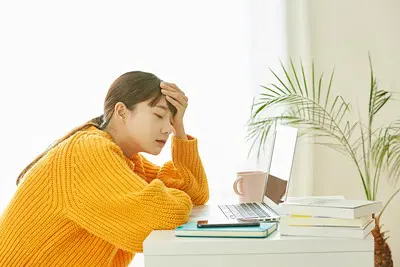 過眠症の様子